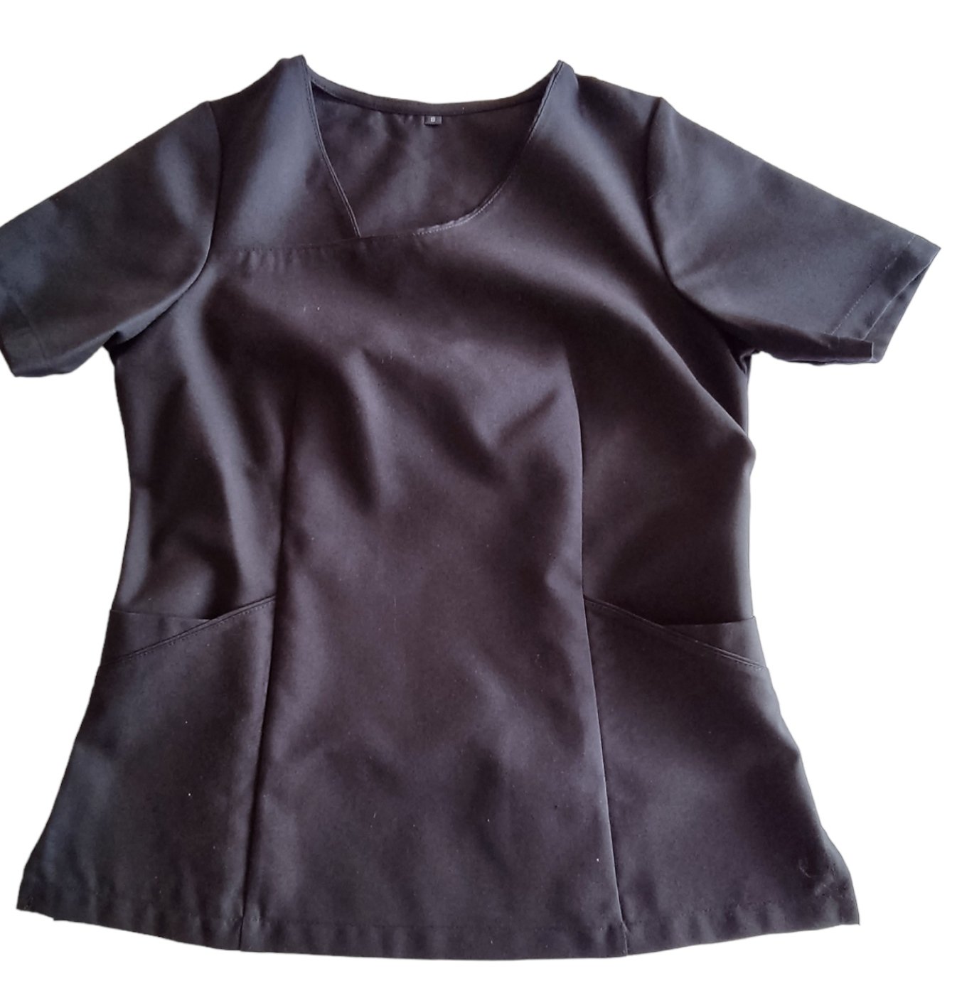 Top Mujer Negro cuello U - Imagen 7