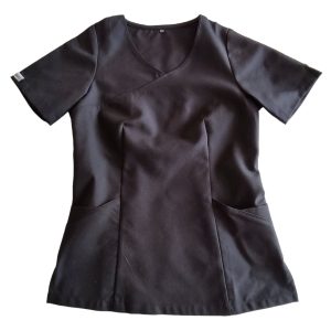 Top Mujer Negro y detalles