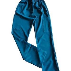Pantalón confort Mujer verde petróleo