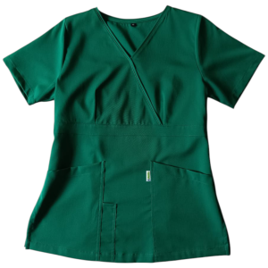 top verde mujer
